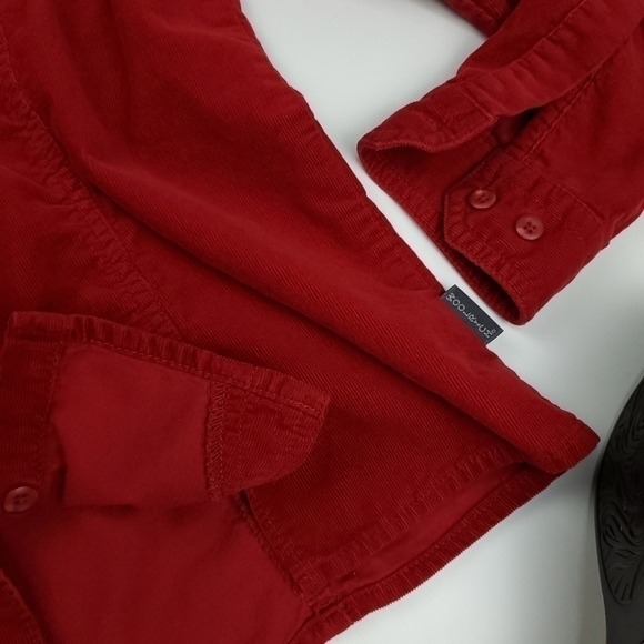 Woolrich Red Corduroy Collared Button Down Shirt S - Picture 11 of 11